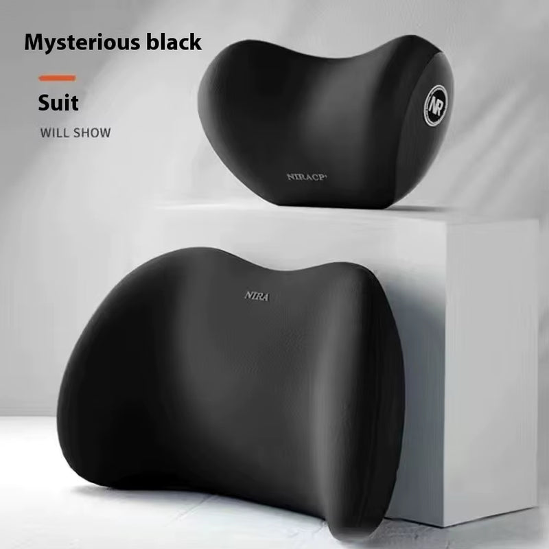 Memory Foam Car Neck & Lumbar Support Set