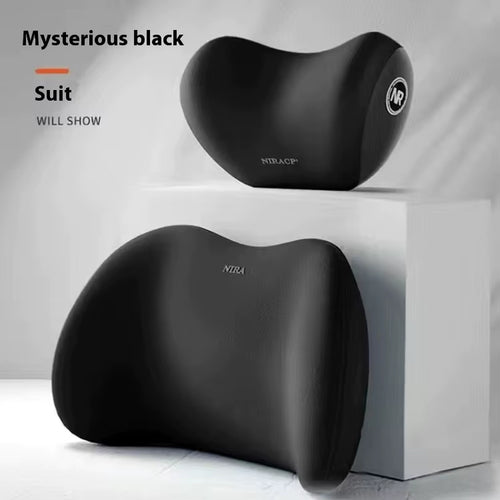 Memory Foam Car Neck & Lumbar Support Set